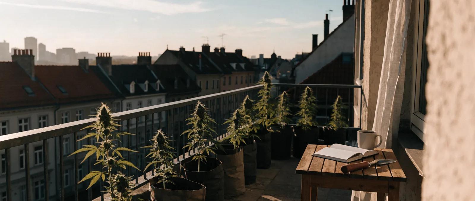 Variedades de cannabis para balcón: 8 autos comparadas