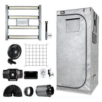 Kit de Armario de Cultivo 80x80x180