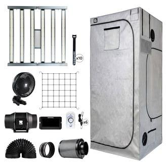 Kit de armario de cultivo 100x100x200