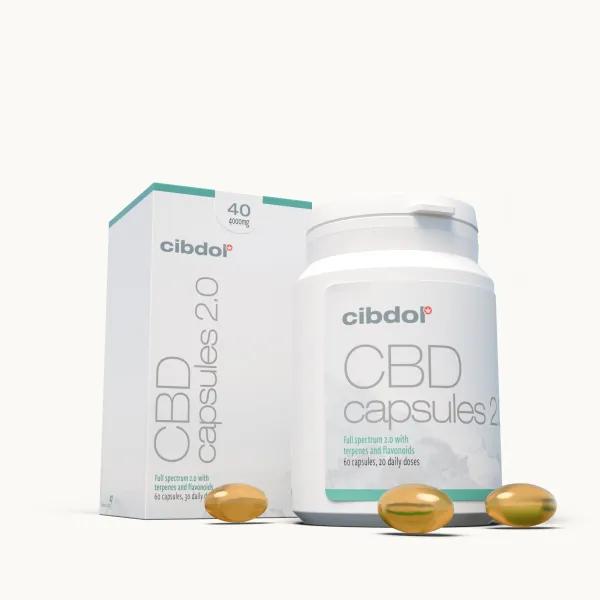 Cápsulas CBD 40 %